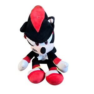 Sega Shadow the Hedgehog Plush Toy Kids 8in Black Excellent Sonic Series Stuffed